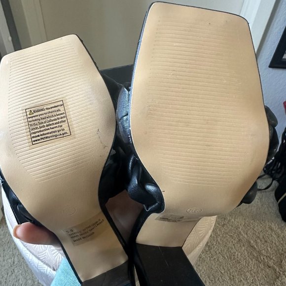 NEW - Sunday Brunch Heeled Sandals - Black sz. 5.5 - Picture 8 of 13
